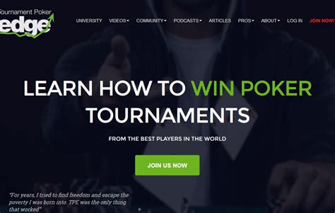 tournament poker edge review.
